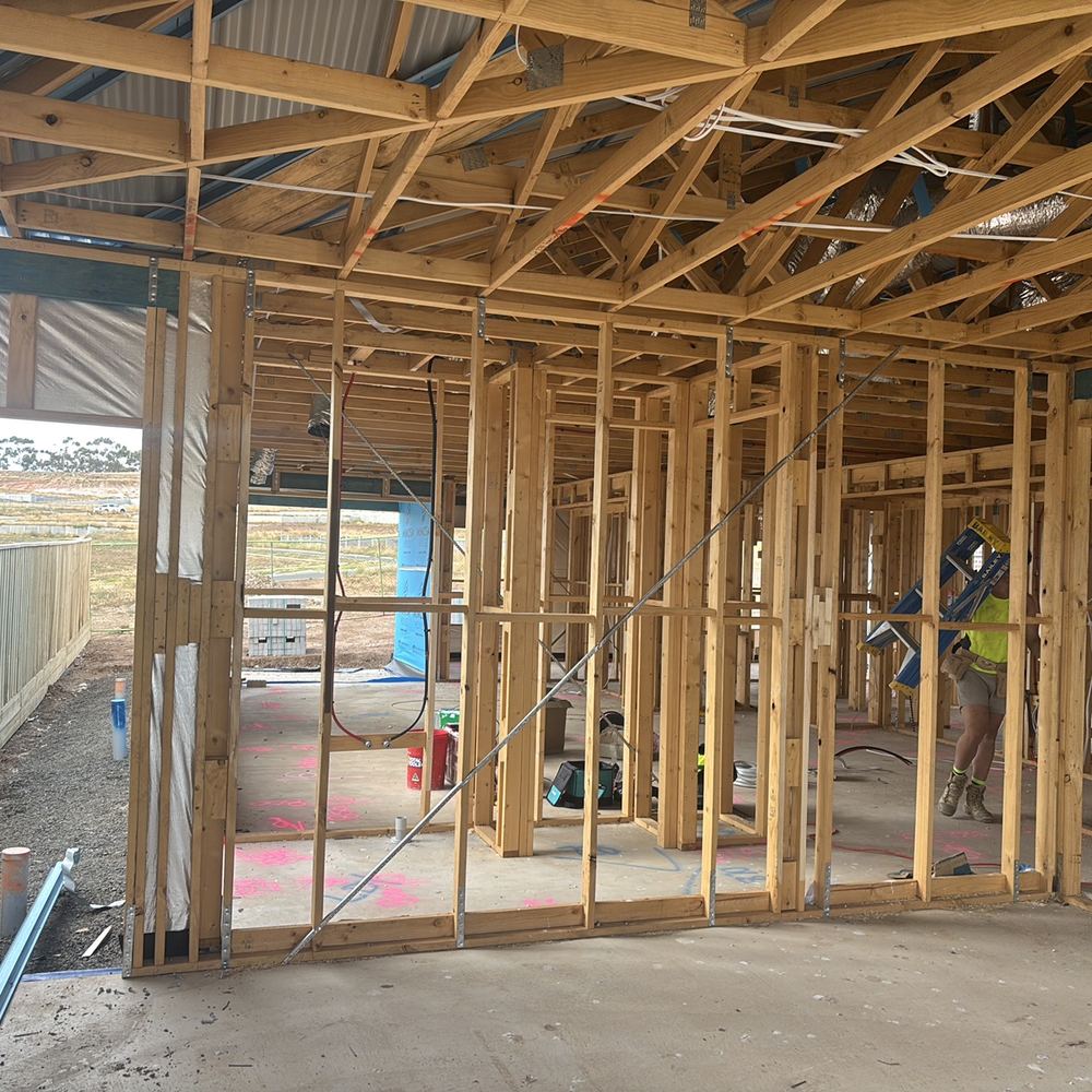 Lock-up (pre-plaster) inspection in Ballarat